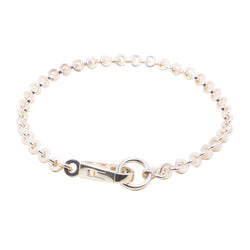 HERMÈS "Voltige" Silver Choker Necklace