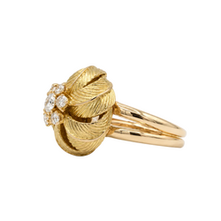 Yellow Gold and Diamond Cocktail Ring