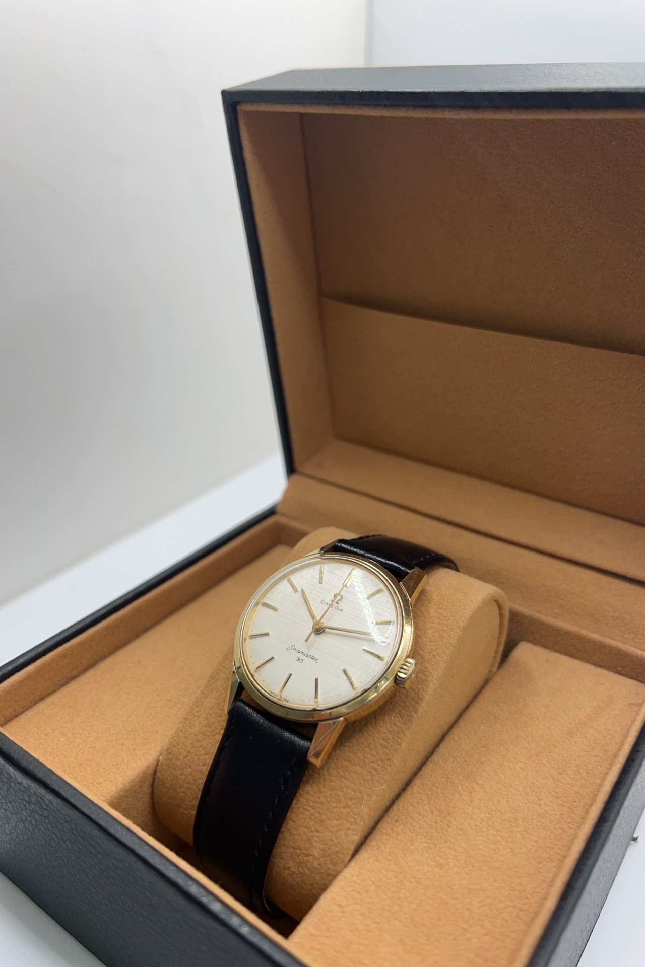OMEGA "Seamaster 300" Watch in Stainless Steel and Leather