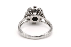 Bague Marguerite en or blanc et diamants