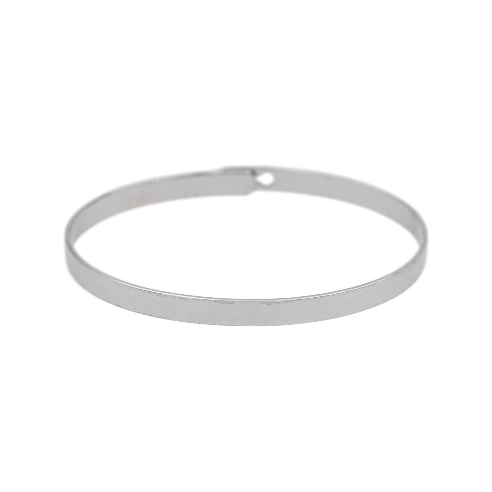 Dinh Van Bracelet Bangle Lock White gold Diamond