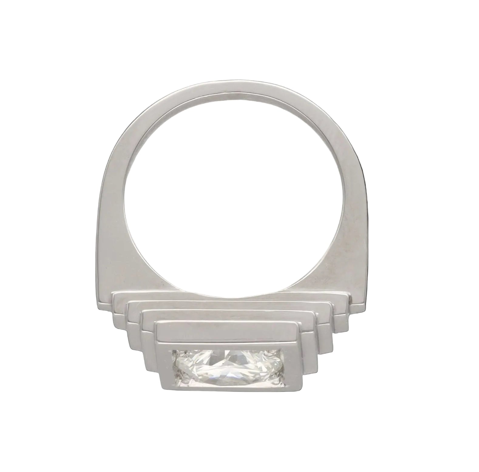 Platinum and Diamond Ring