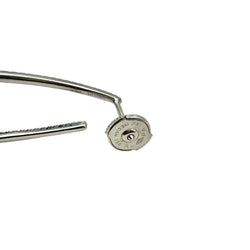 Boucles d'oreilles Créoles MESSIKA Gatsby en or blanc et diamants