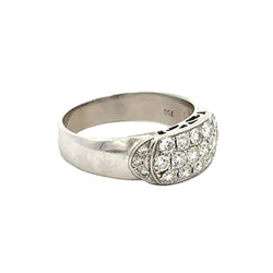 White gold and Diamond Pave Ring