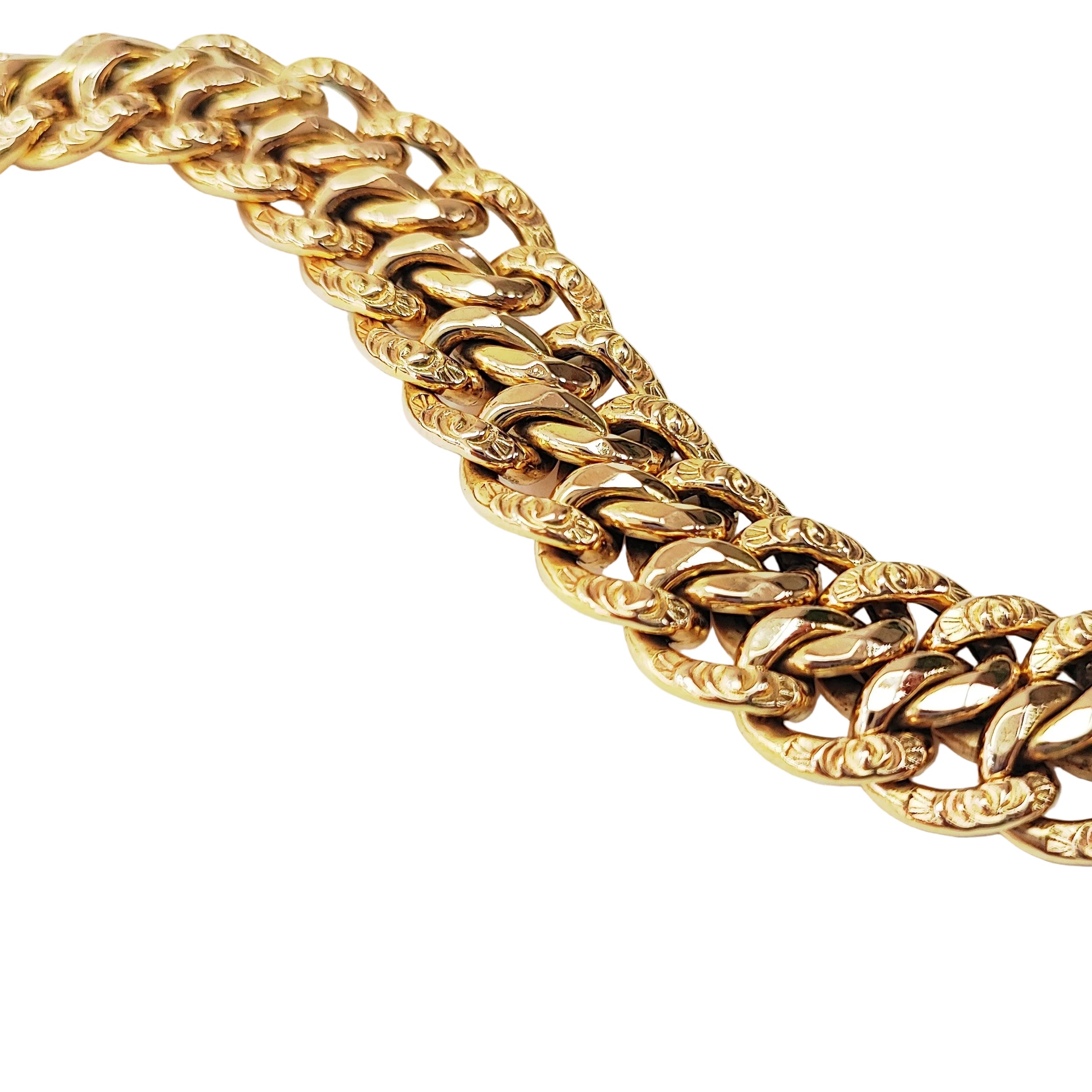 Bracelet Maille en or rose