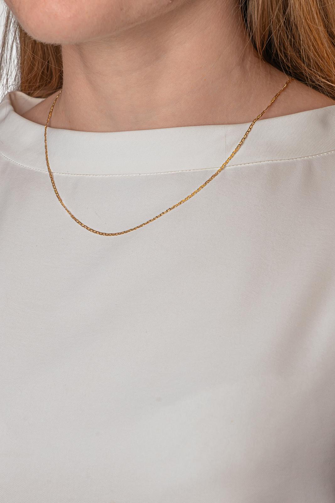 Collier Maille Marine Or jaune
