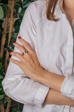 Chanel Coco Crush Ring in White gold
