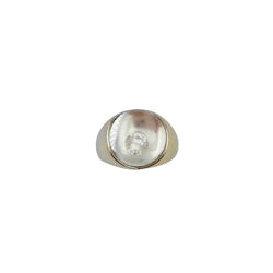 MAUBOUSSIN "Transparence" Ring in white gold, rock crystal, and diamond