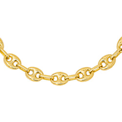 Bracelet Maille grain de café Or jaune