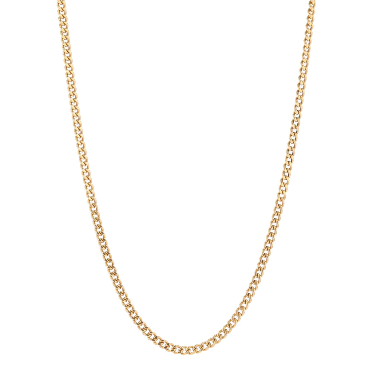 Yellow Gold Chain Necklace