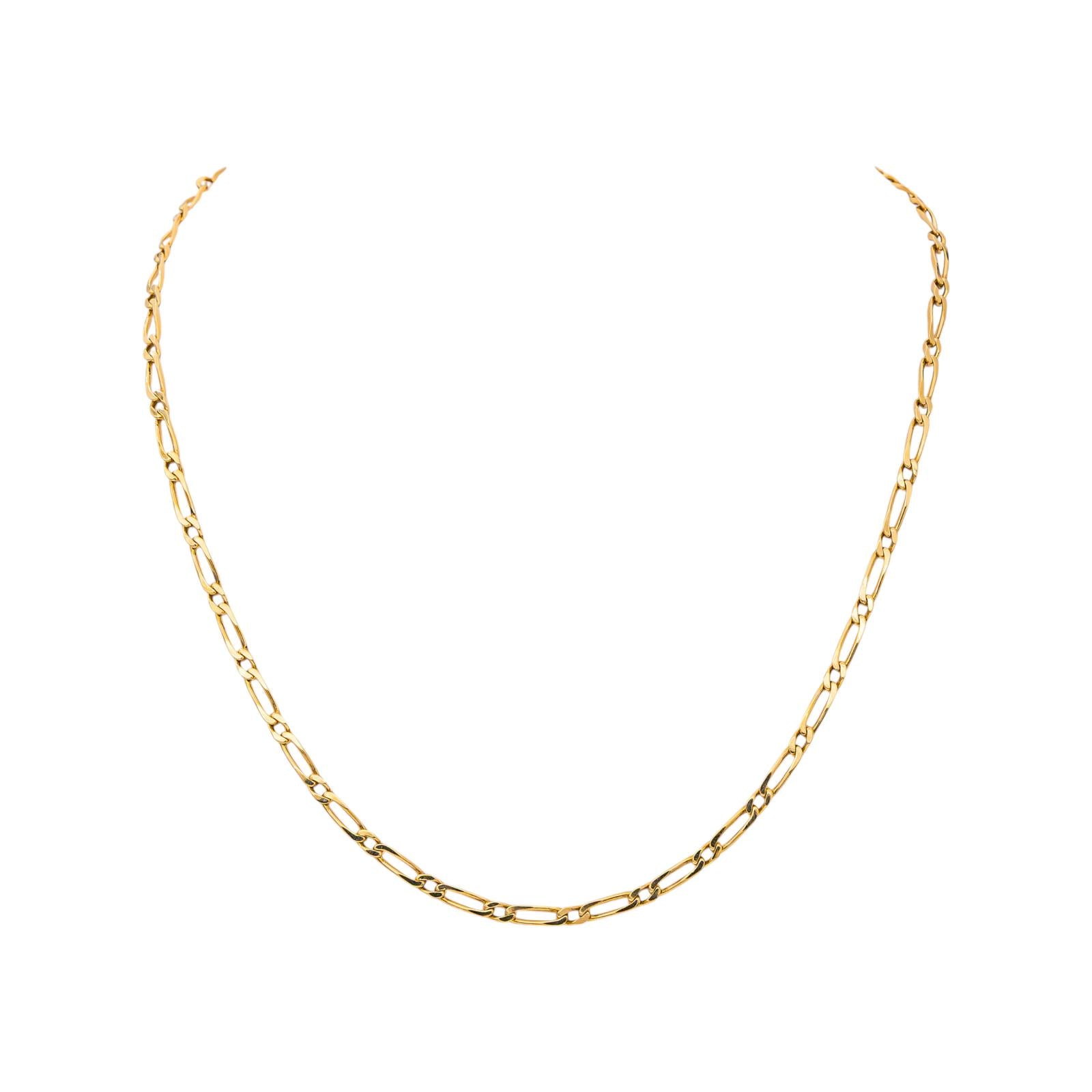 Collier Maille Figaro Or jaune