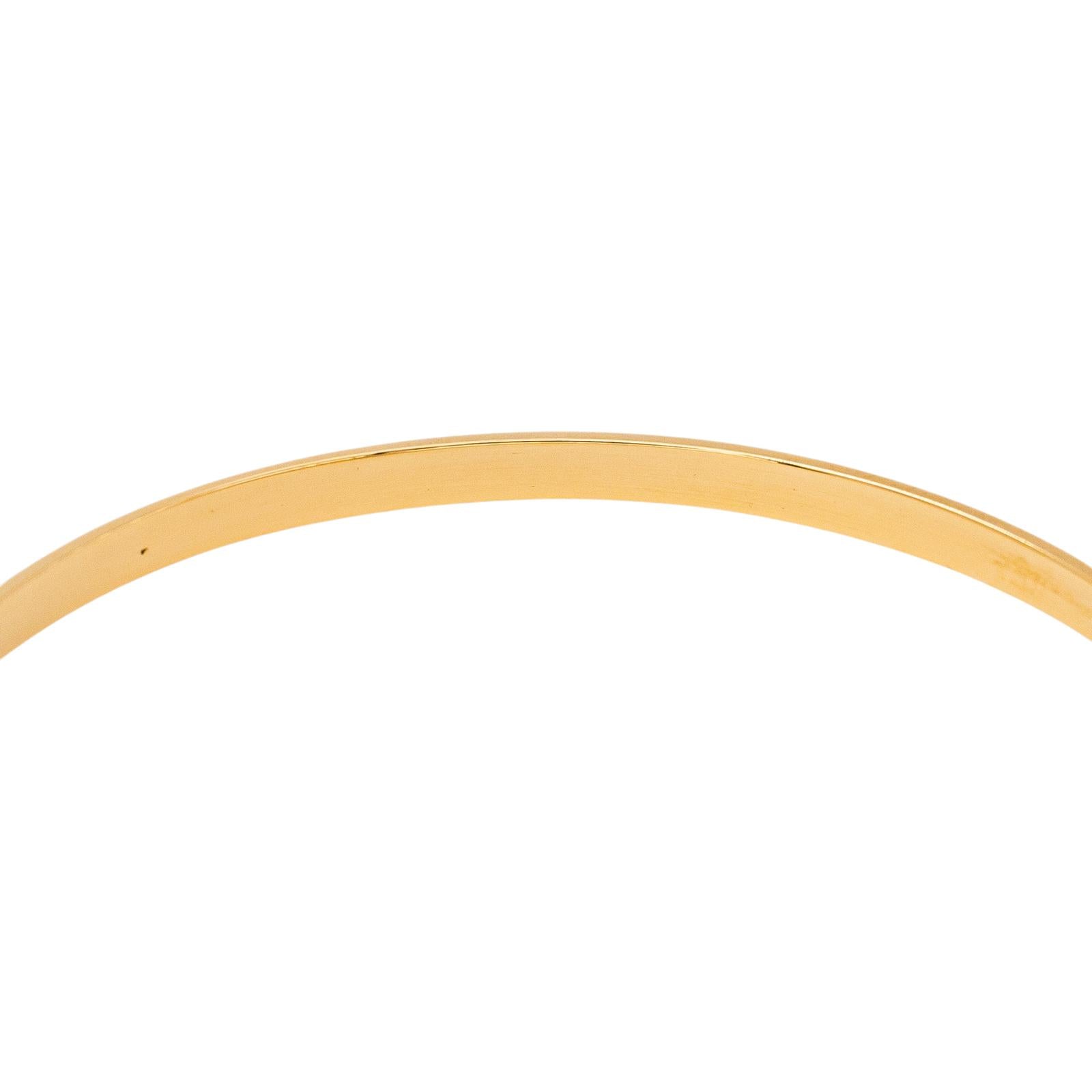 Yellow Gold Bangle Bracelet