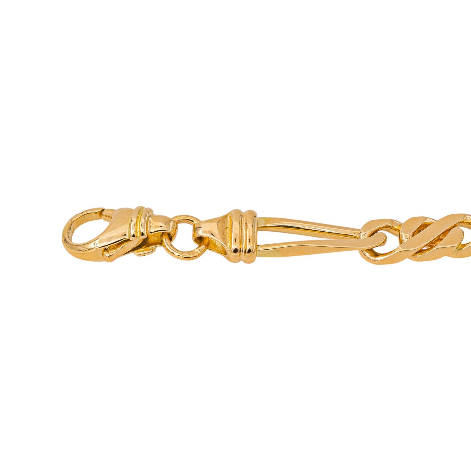 Yellow Gold Horse-Link Bracelet