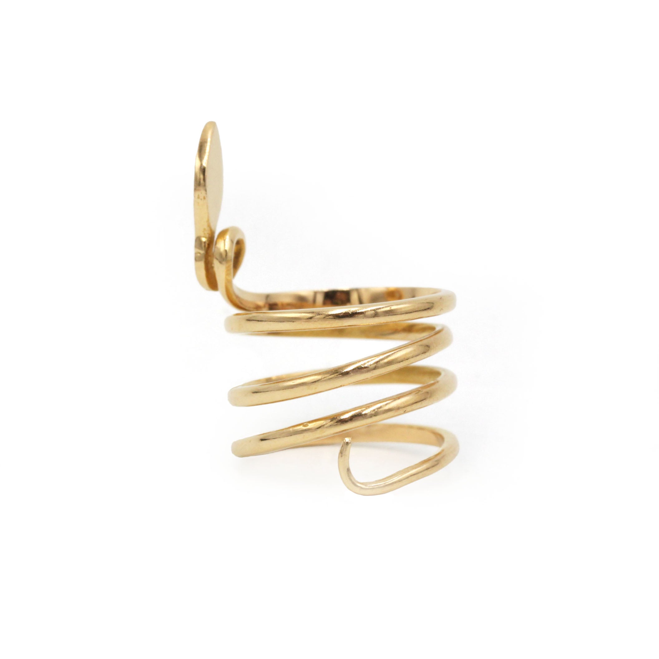 Yellow Gold Snake Ring