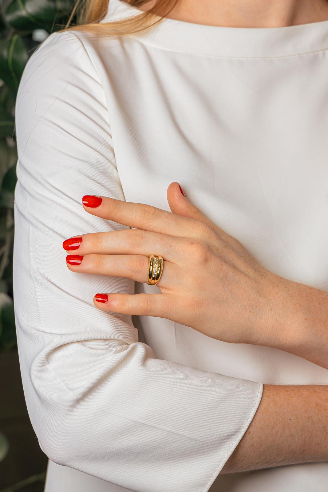 Bague Or jaune Diamant
