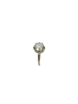 Platinum and Diamond Solitaire Ring