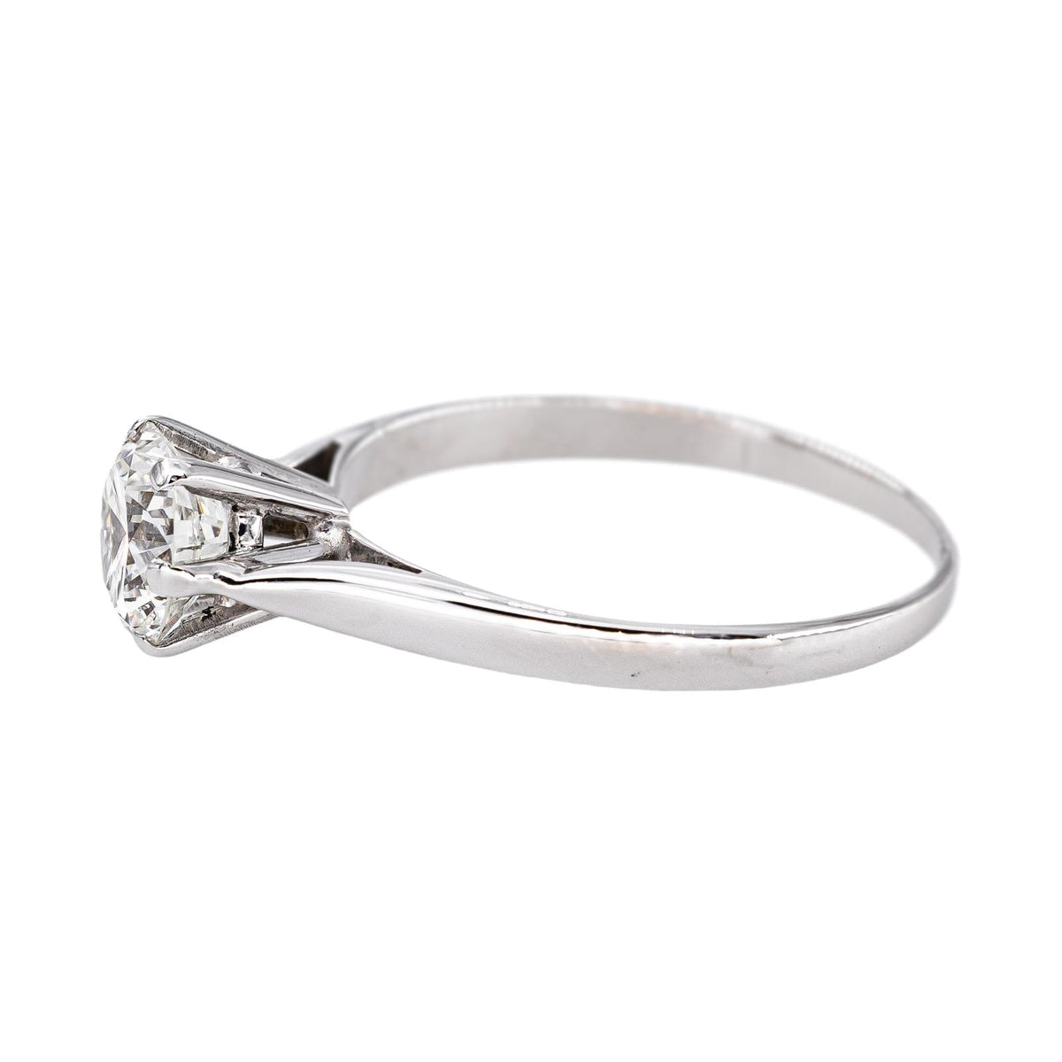 Bague Solitaire  Or blanc Diamant