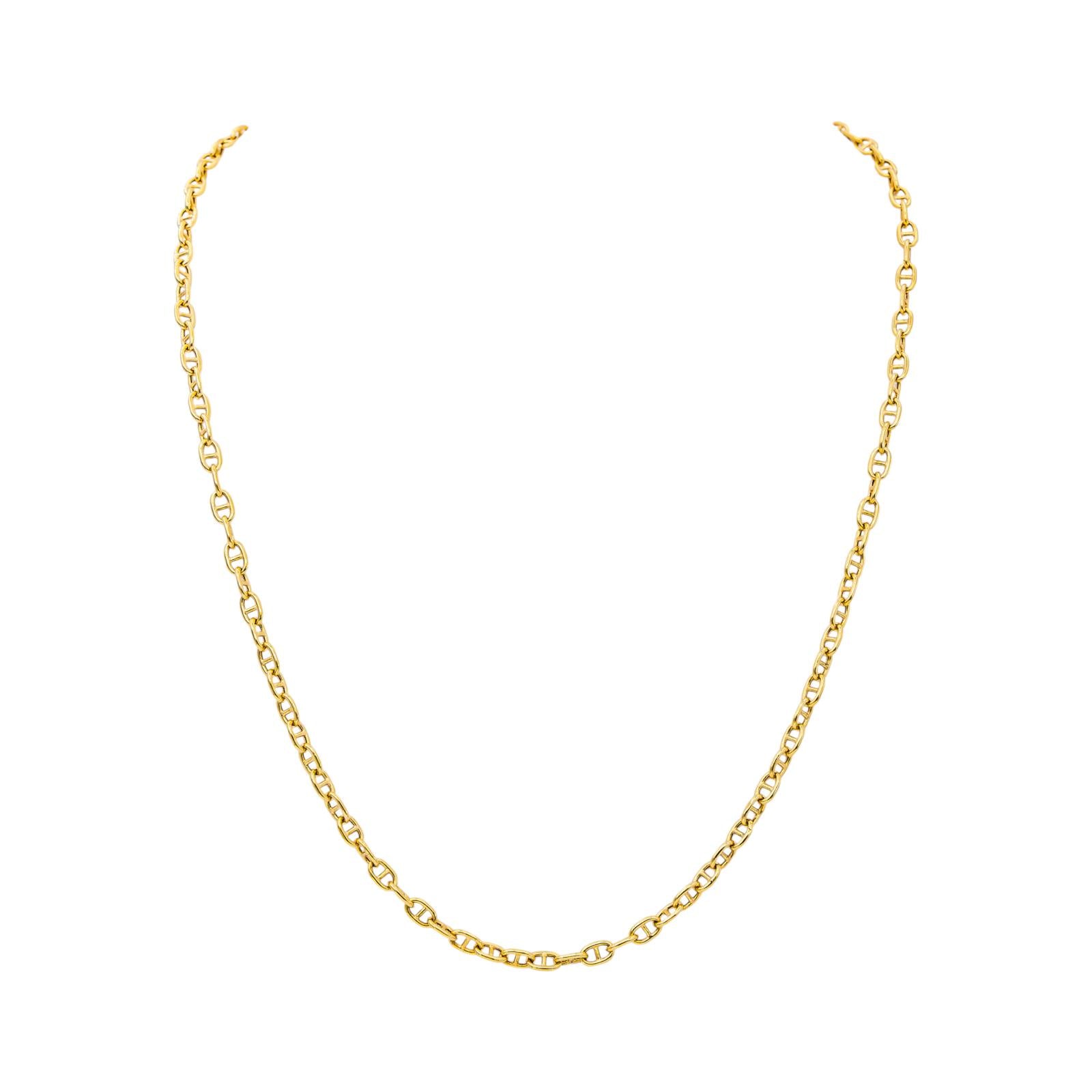 Collier Chaîne Marine Or jaune