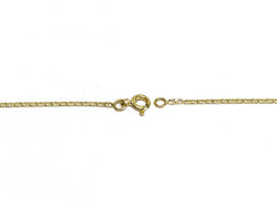 Yellow gold chain with marine-style links