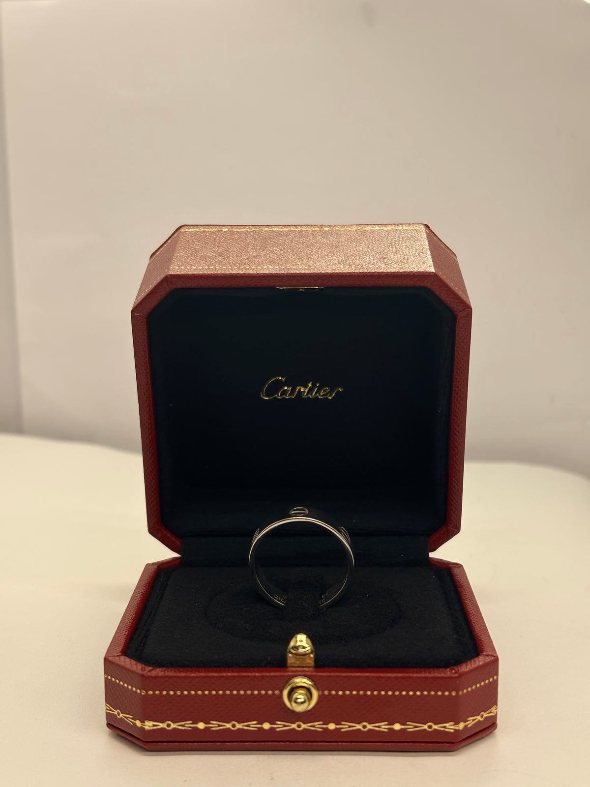 CARTIER "Love" Wedding Band in White Gold
