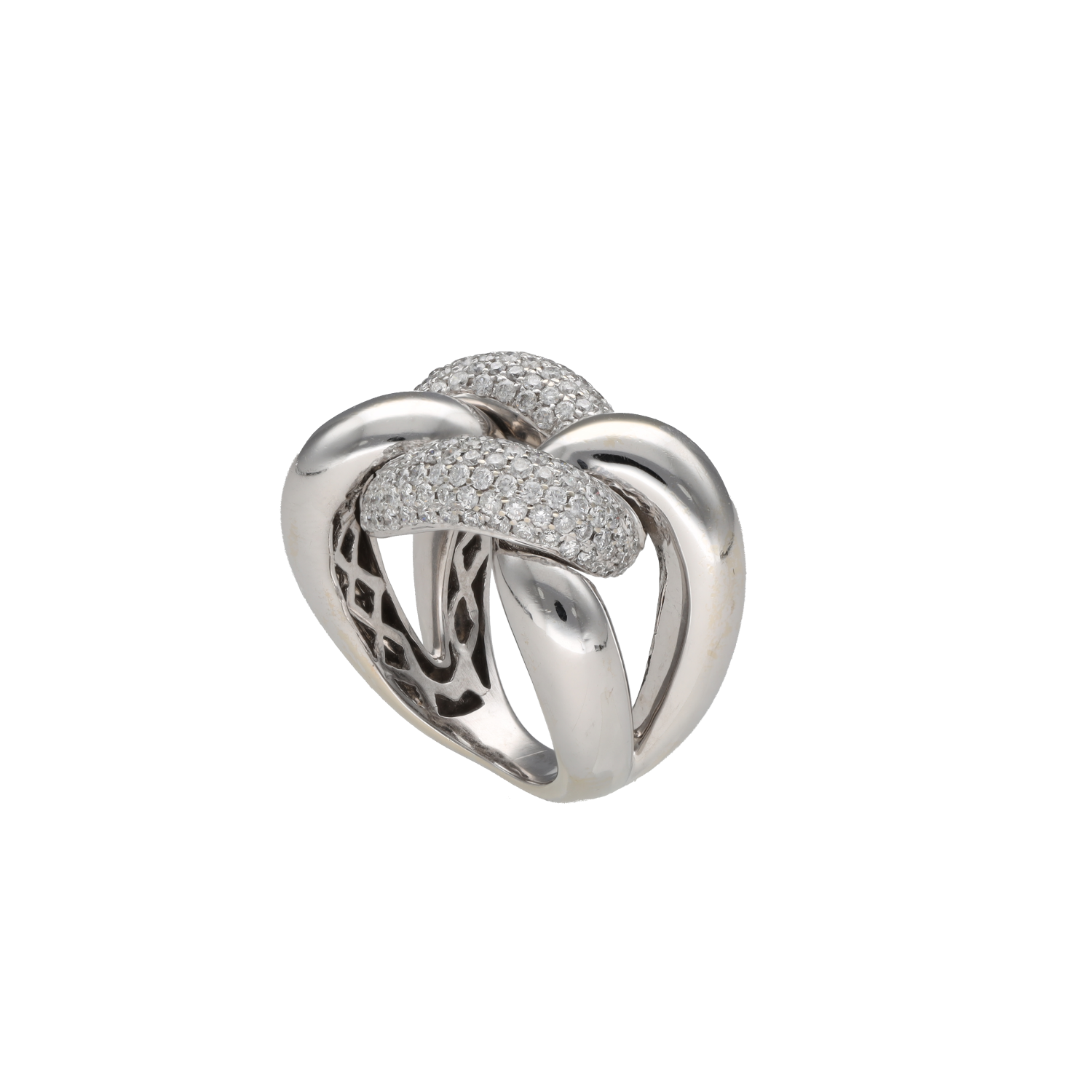 White Gold and Diamond Ring