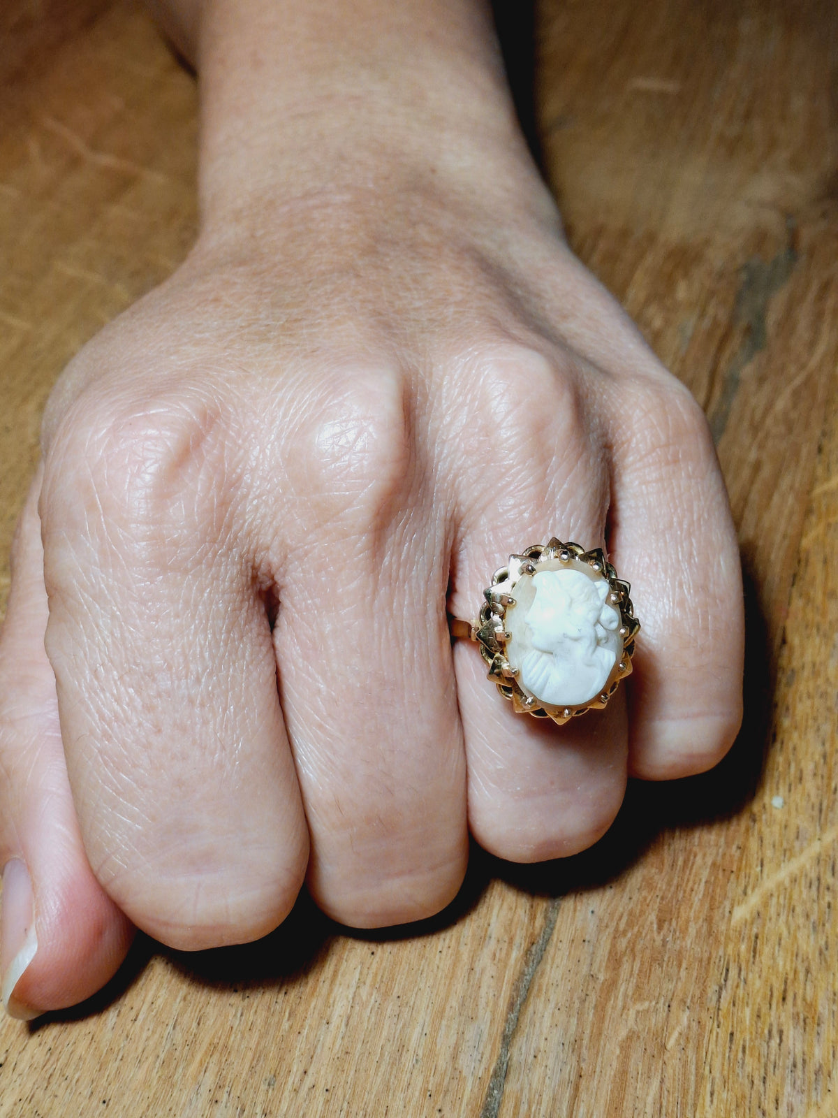 Rose gold Cameo Ring
