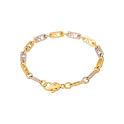 Bracelet Maille souple ajouré Or jaune Diamant