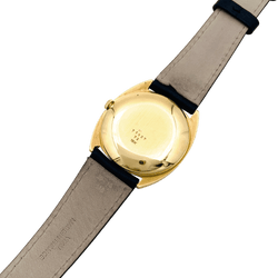 Watch Favre Leuba, yellow gold, leather.