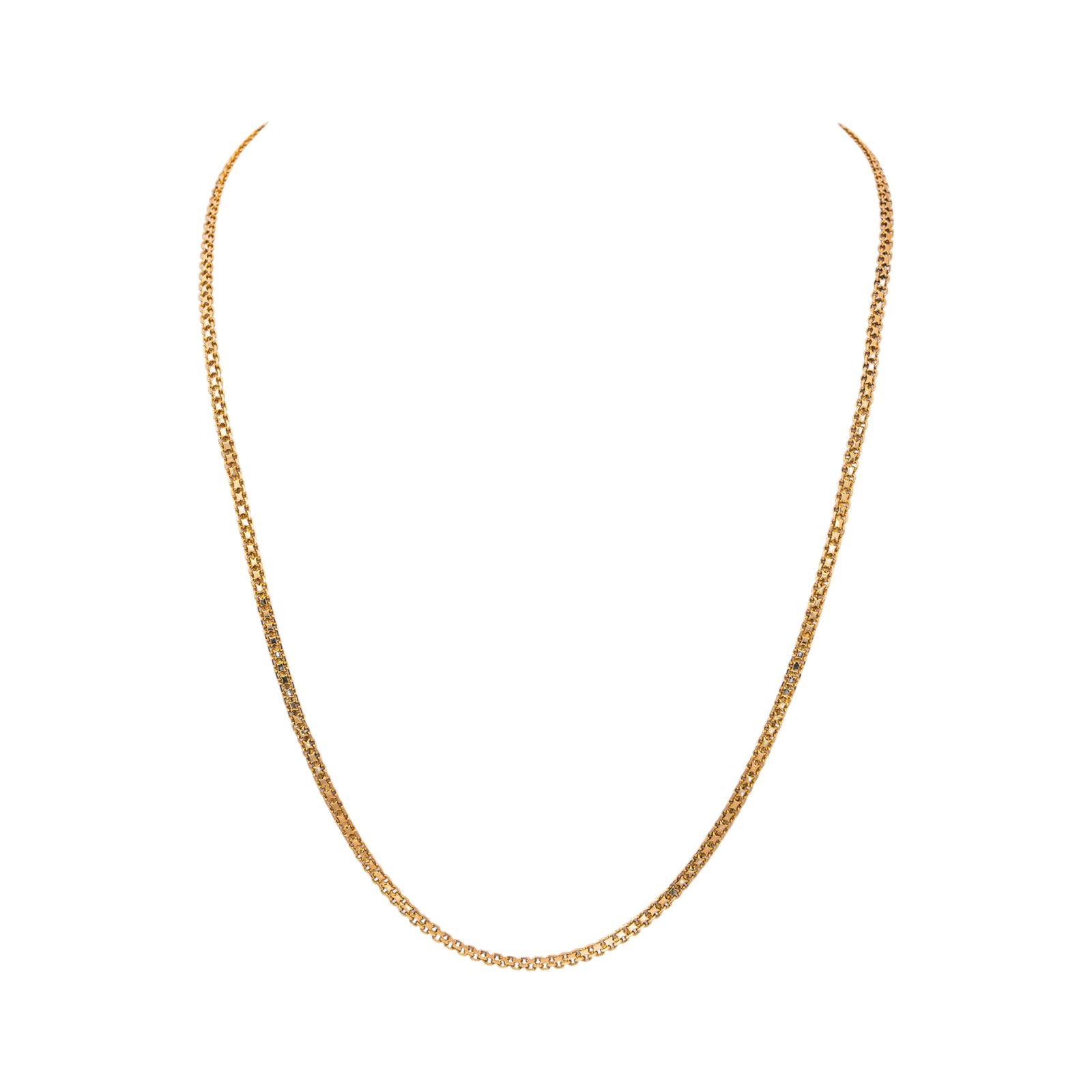 Collier Maille souple Or rose