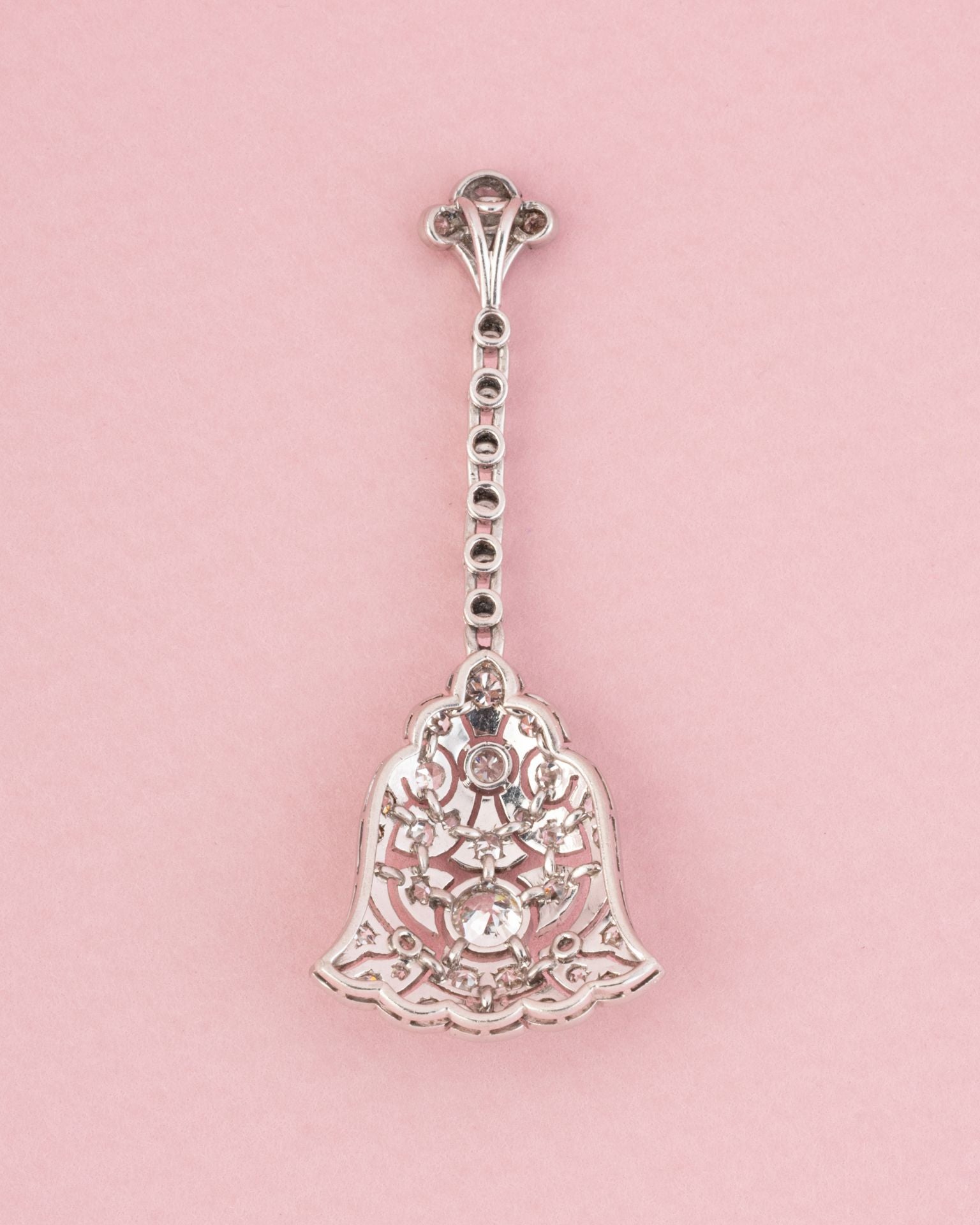 Pendentif en platine et diamants