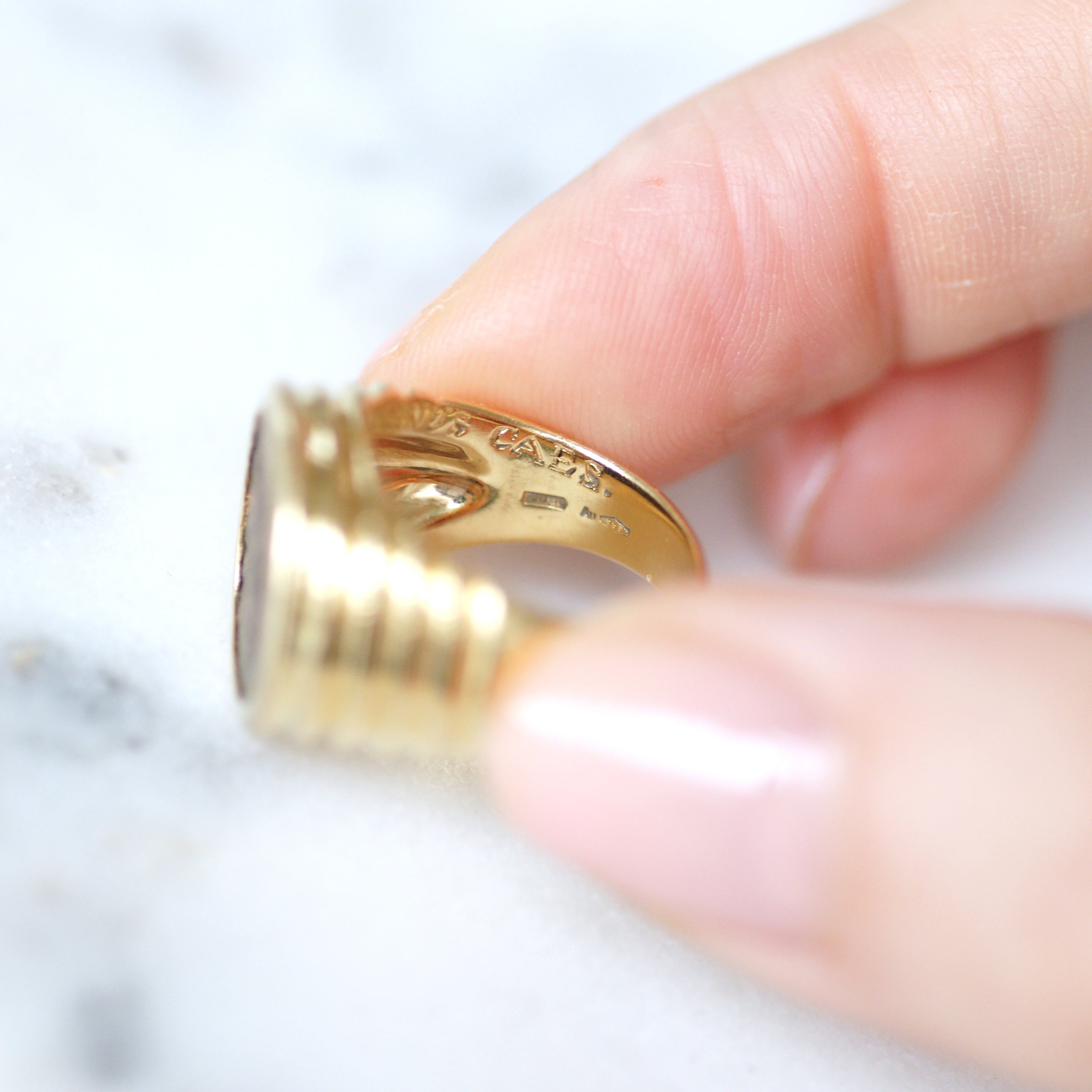 Ring BULGARI "Monete" in yellow gold