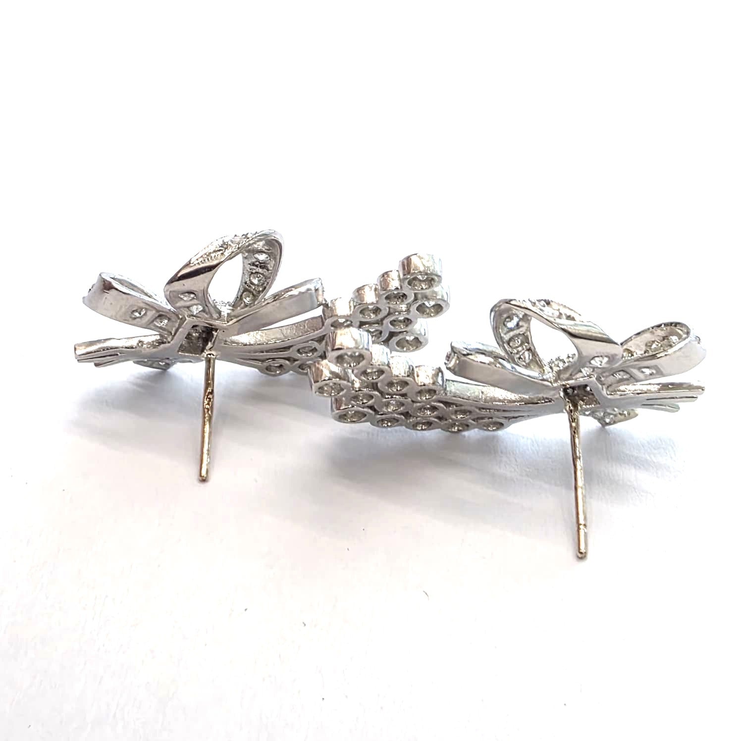 Platinum and Diamond Earrings