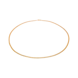 Collier Maille souple Or rose