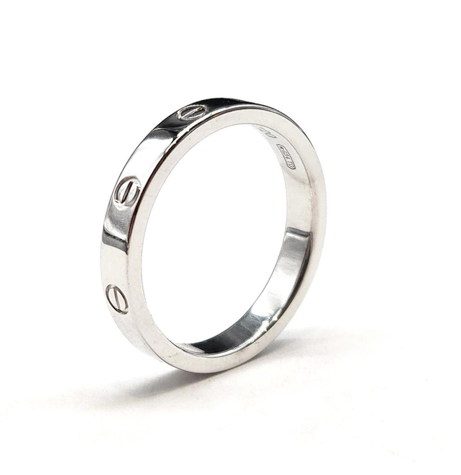 Bague Alliance CARTIER Love PM en or blanc