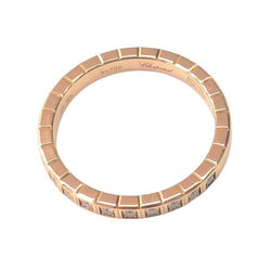 CHOPARD "Ice Cube" Wedding Band in Rose gold and Diamonds