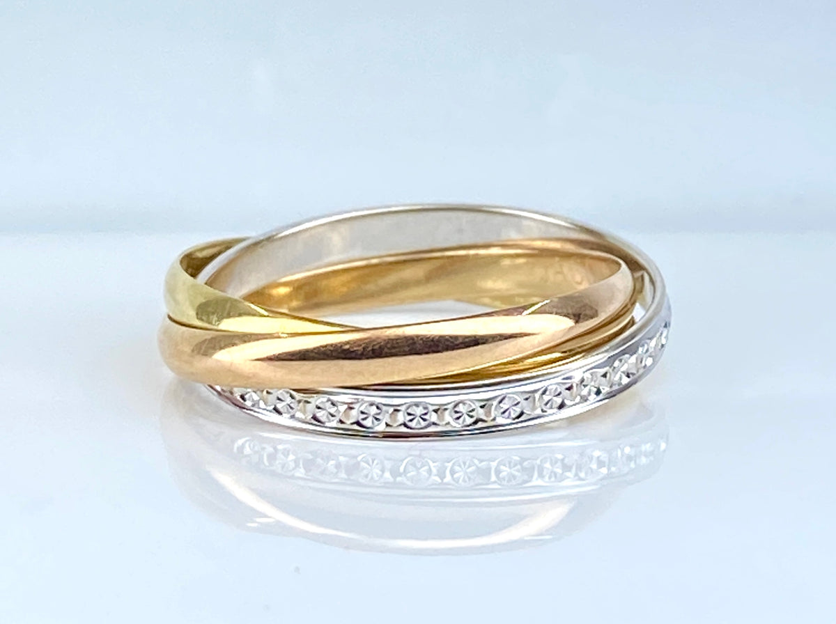 Colored Gold Rings