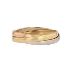 Wedding Band in White gold, Yellow gold, and Rose gold