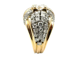 Gold, Platinum, and Diamond Ring