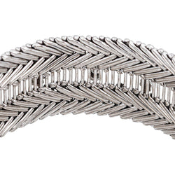 Bracelet White gold cuff diamond