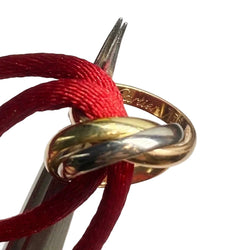 CARTIER "Trinity" Bracelet in white gold, yellow gold, and rose gold