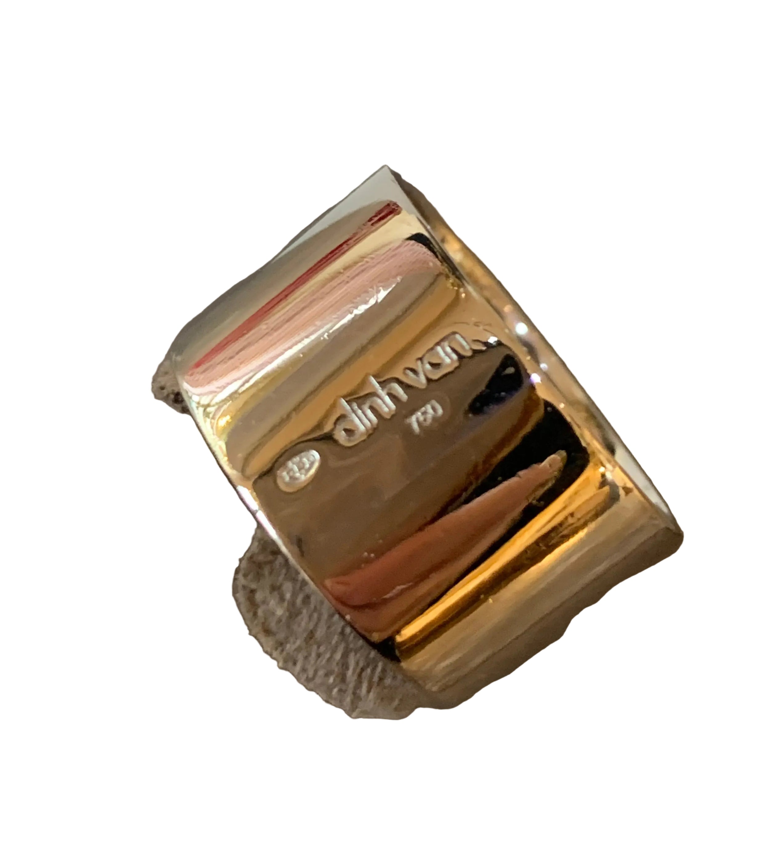 DINH VAN "Anthéa" Band Ring in white gold and diamonds