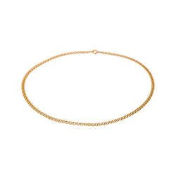 Yellow gold necklace
