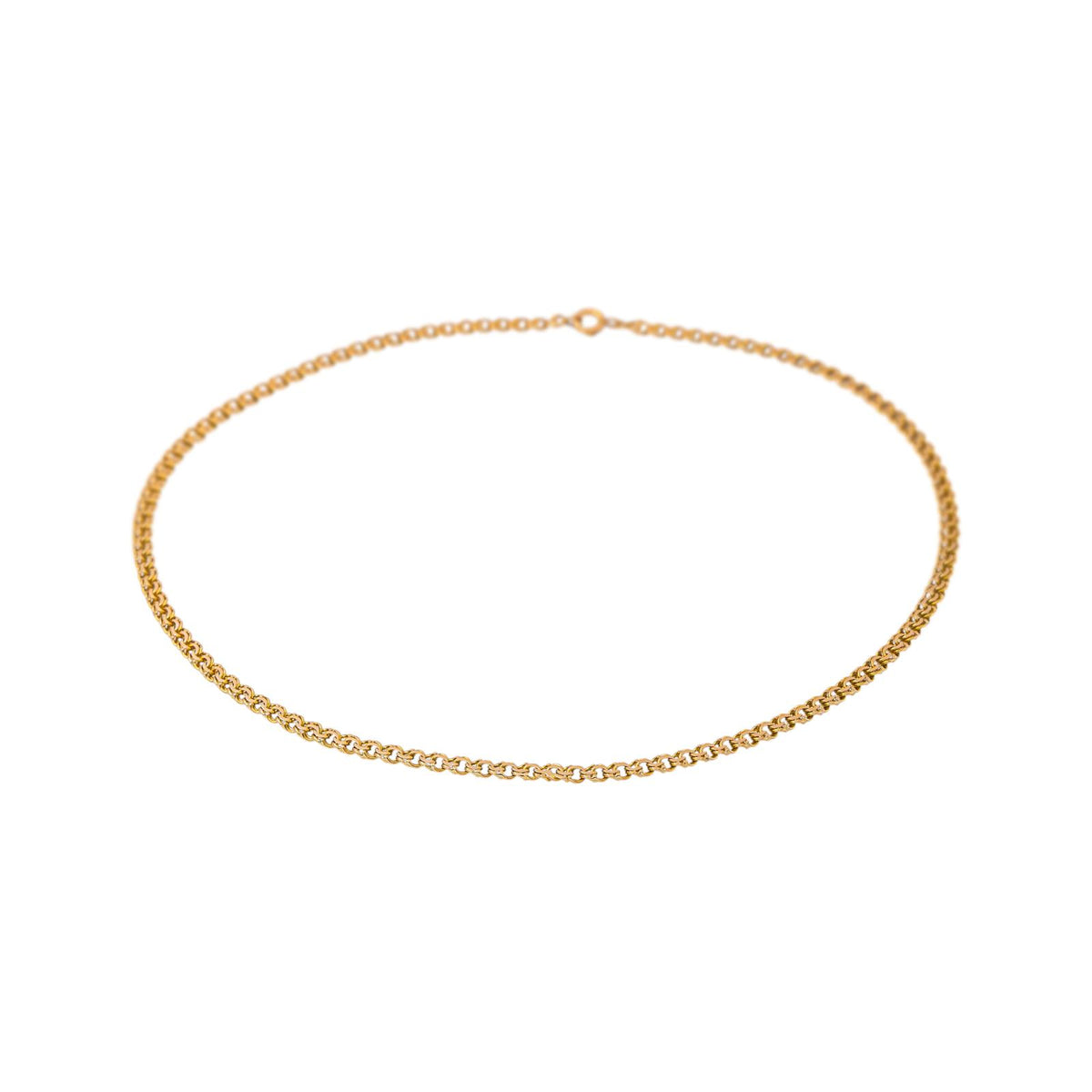 Yellow gold necklace