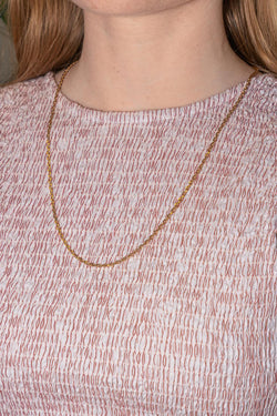 Collier Chaîne Forçat Or rose