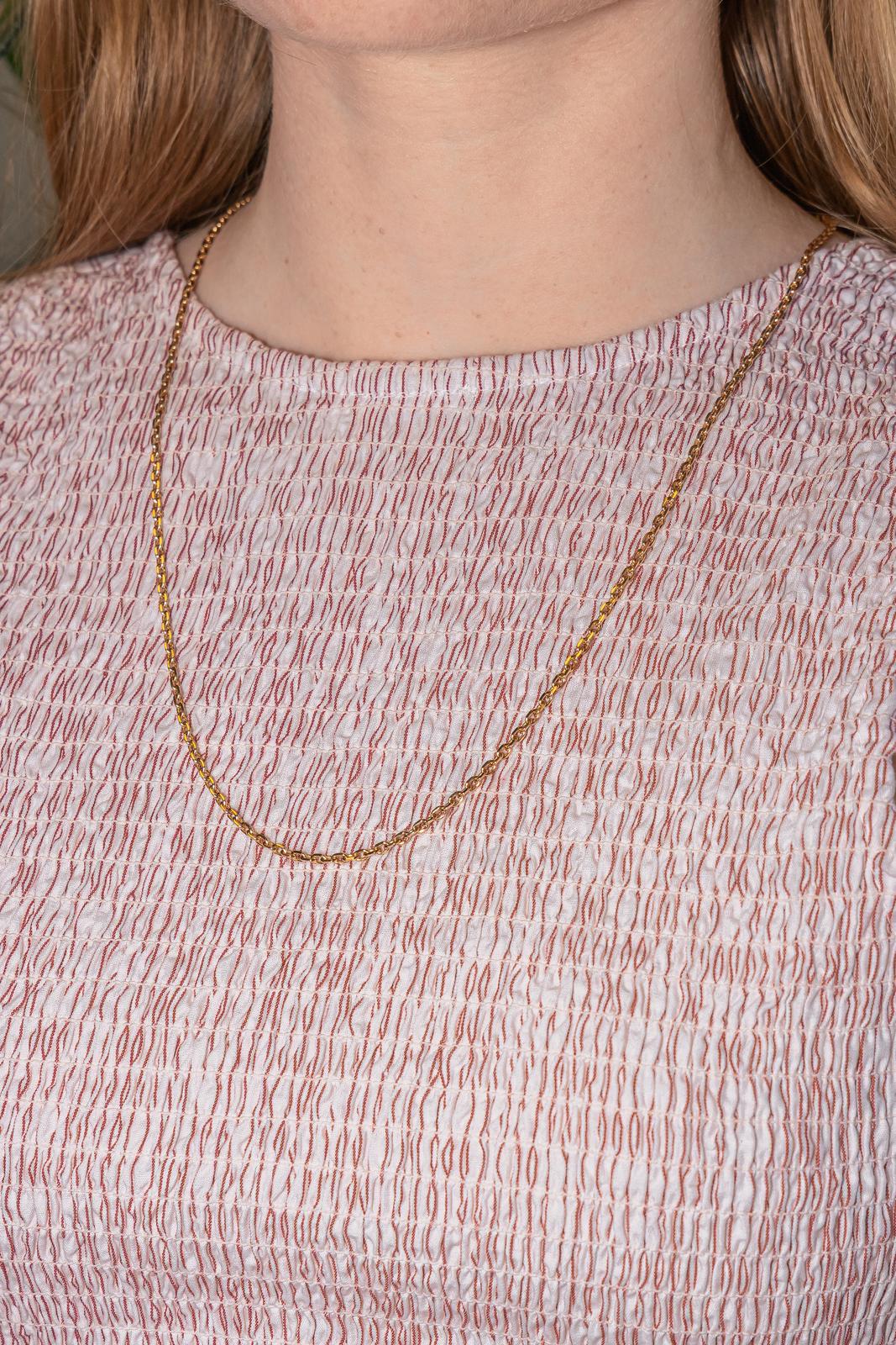 Collier Chaîne Forçat Or rose