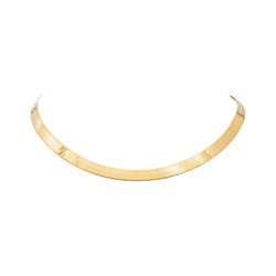 Yellow Gold Mirror-Finish Link Necklace