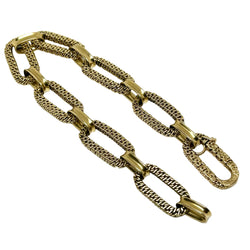 GAY FRÈRES Yellow Gold Link Bracelet