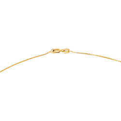 Yellow Gold Box Chain Necklace