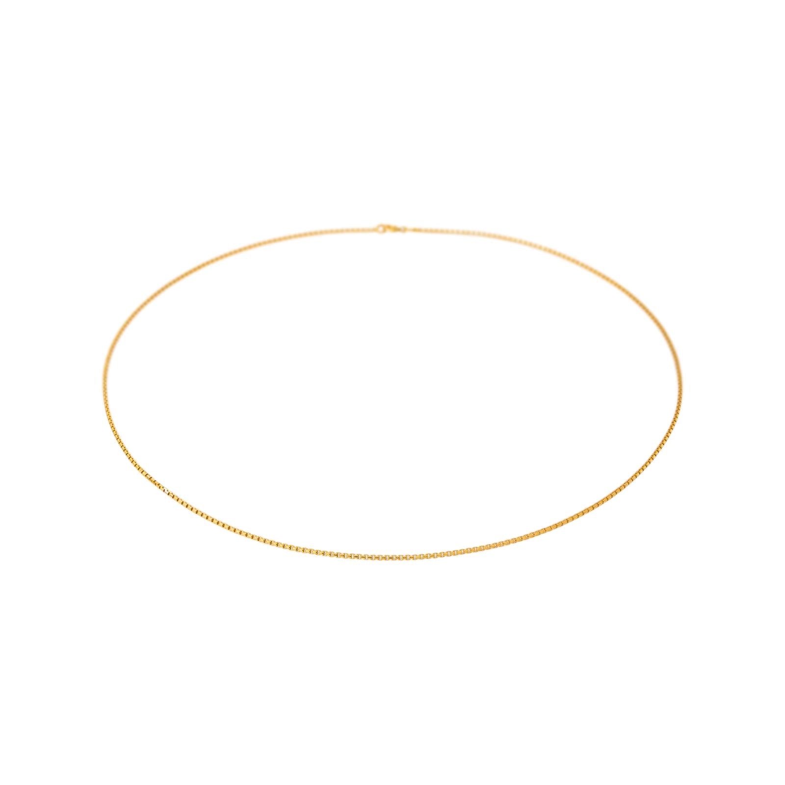 Yellow Gold Forçat Link Necklace