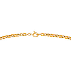 Collier maille Gourmette Or rose